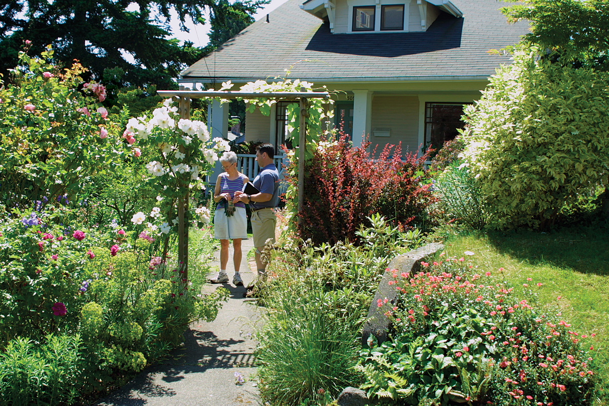 check with neighbors prior to garden landscaping