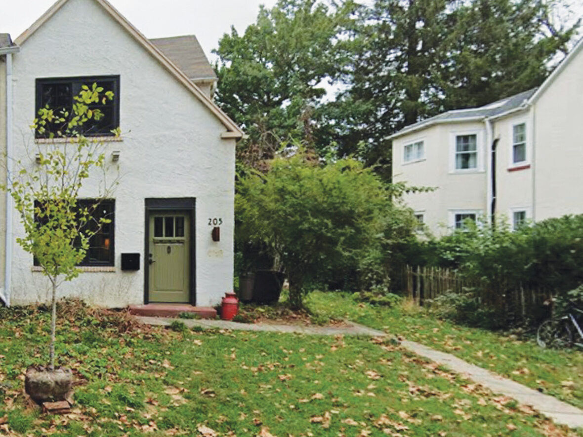 In this before photo, we see that the house has a basic green lawn and very little landscape plants for wildlife.