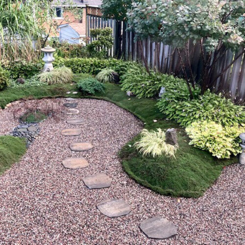 Japanese dry garden