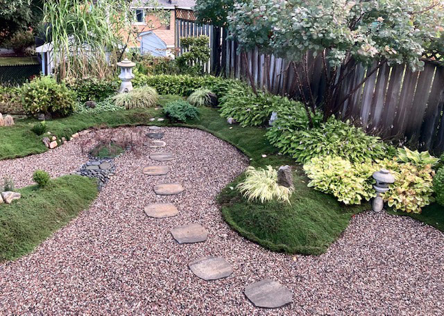 Japanese dry garden