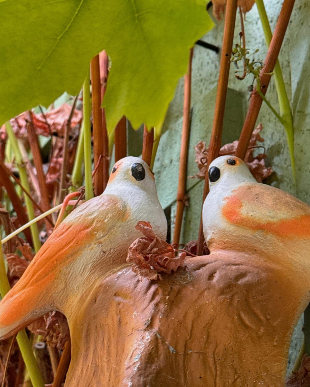 decorative bird sculpture