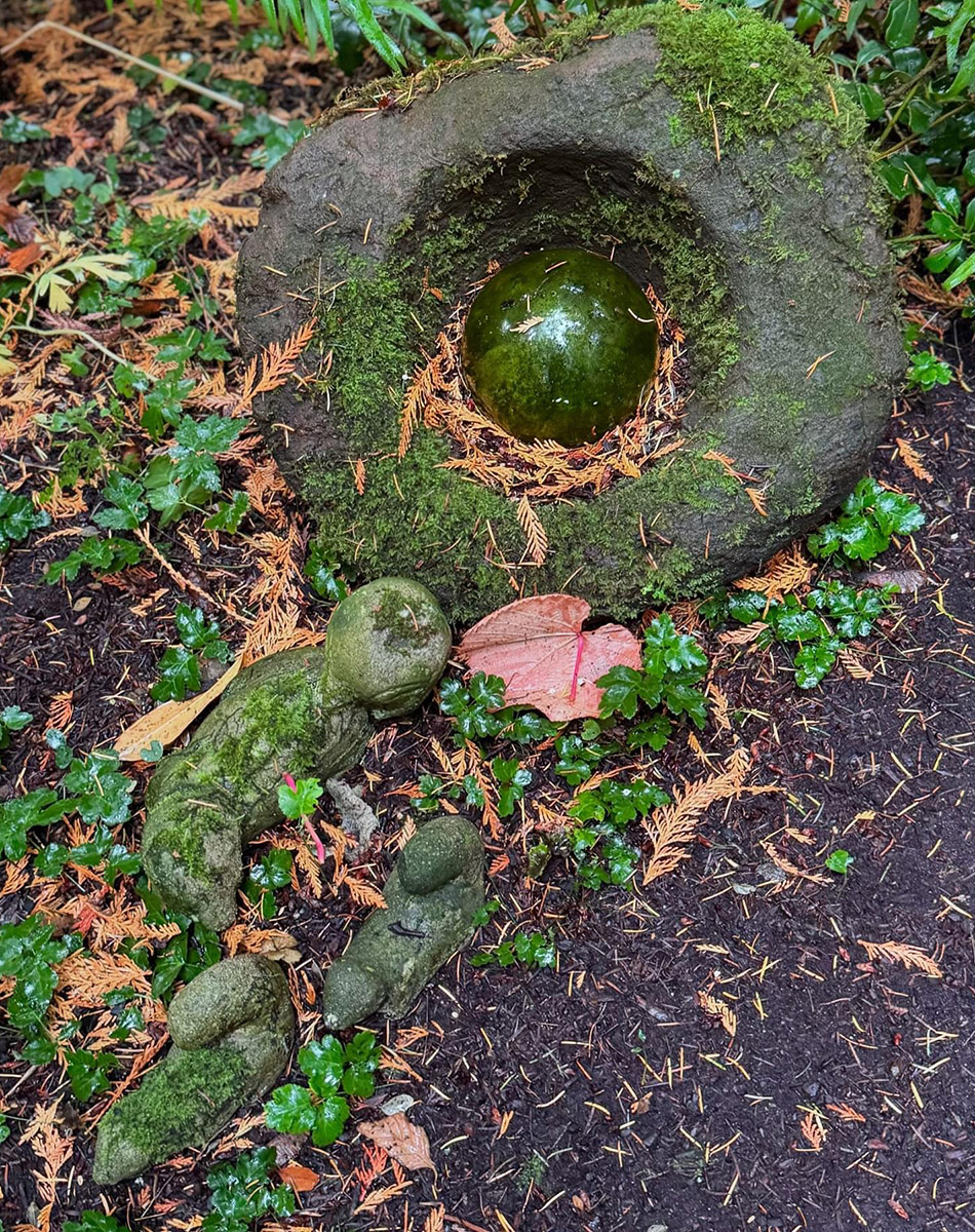 concrete garden art