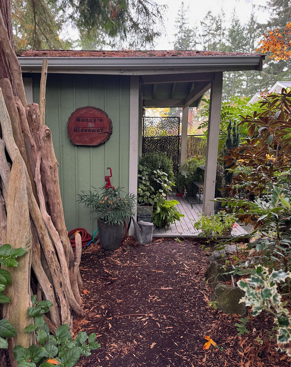 path leading to garden shed