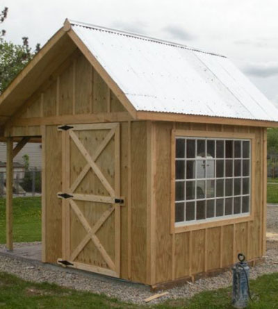 A portfolio of shed designs - FineGardening